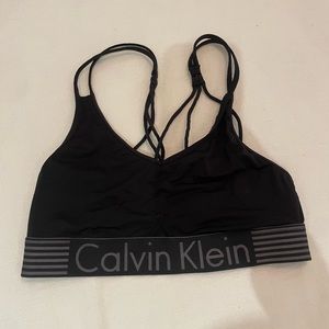 Calvin Klein sports bra in black